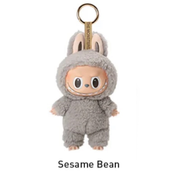 POP MART LABUBU MACARON ‘SESAME BEAN’ - Picture 1 of 8